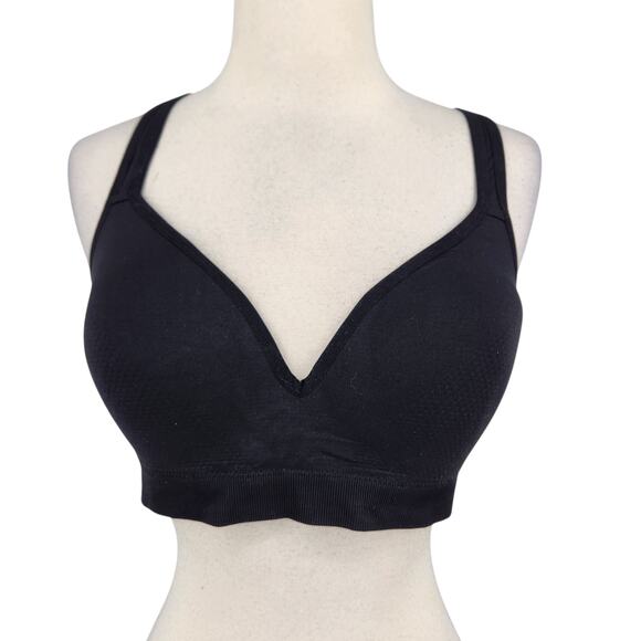 Jockey Black Racerback Bra – Moldable Foam Cups Size XL - Picture 1 of 5